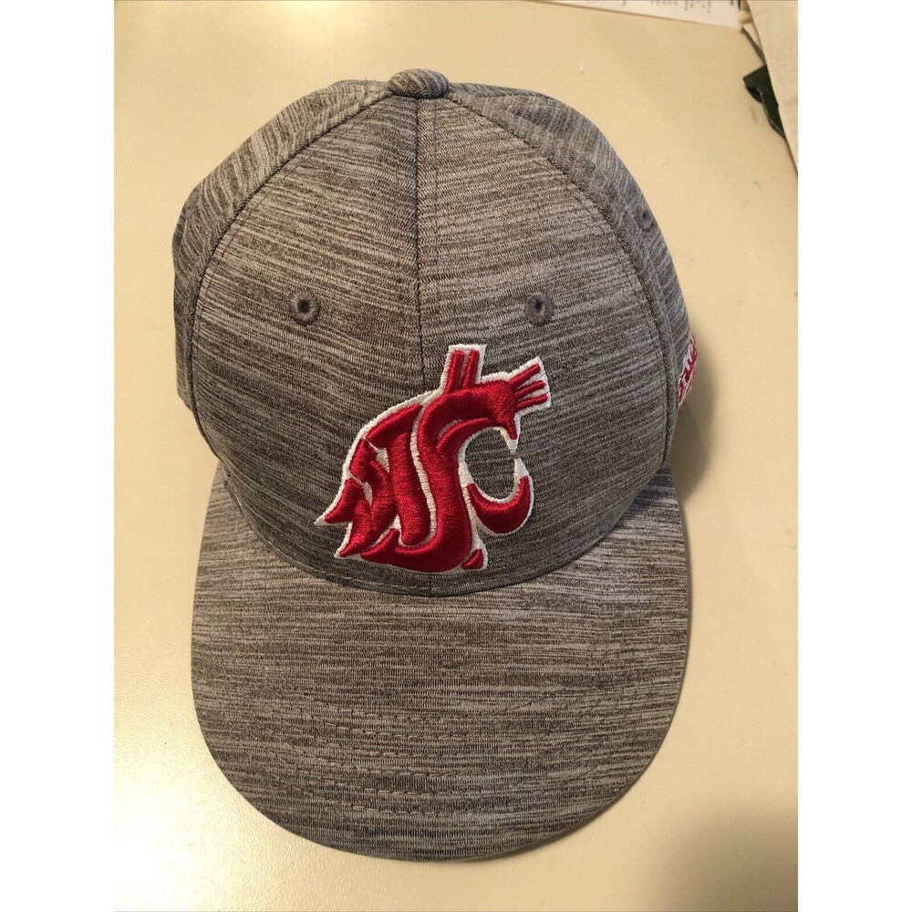Washington State Cougars Hat Cap Gray Adjustable Captivating Headwear